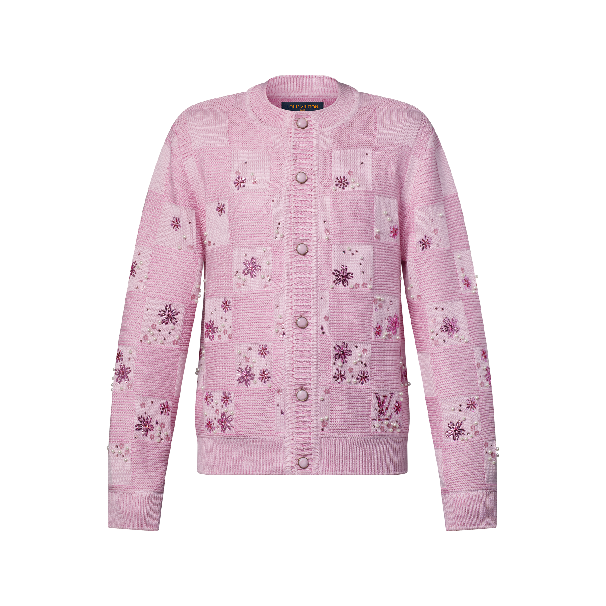 LOUIS VUITTON ダミエ カーディガン バーガンディ louis-vuitton--